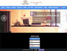 Tablet Screenshot of hotelairport.it